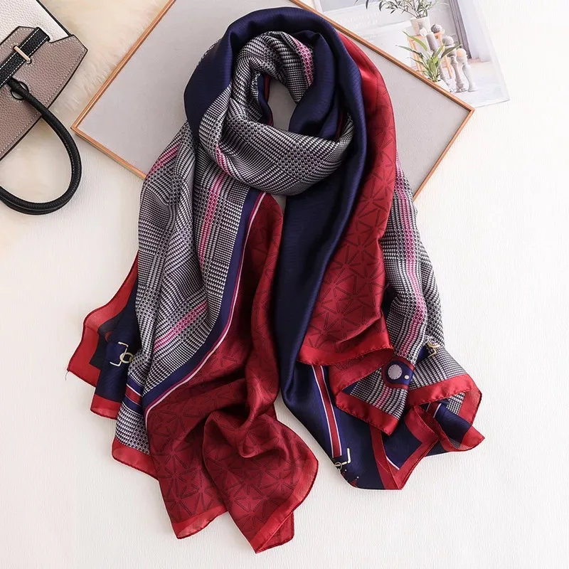 Luxury Brand Fashion Summer Women Scarf Soft Silk Scarves Female 180X90CM Shawl Foulard Ladies Muffler Beach Wrap Bandanna Pareo
Luxury Brand Fashion Summer Women Scarf Soft Silk Scarves Female 180X90CM Shawl Foulard Ladies Muffler Beach Wrap Bandanna Pareo