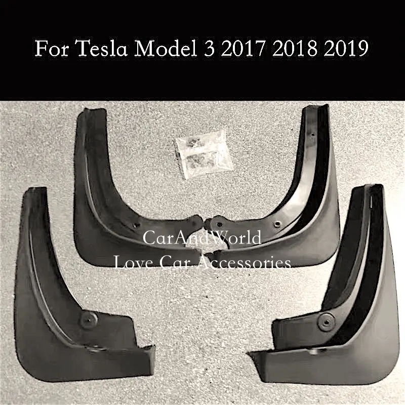 For Tesla Model 3 2017-2019 Mud Flaps Splash Guards Fender Auto Mudflaps Mudguard Decoration Car Styling Accessories 4pcs
For Tesla Model 3 2017-2019 Mud Flaps Splash Guards Fender Auto Mudflaps Mudguard Decoration Car Styling Accessories 4pcs