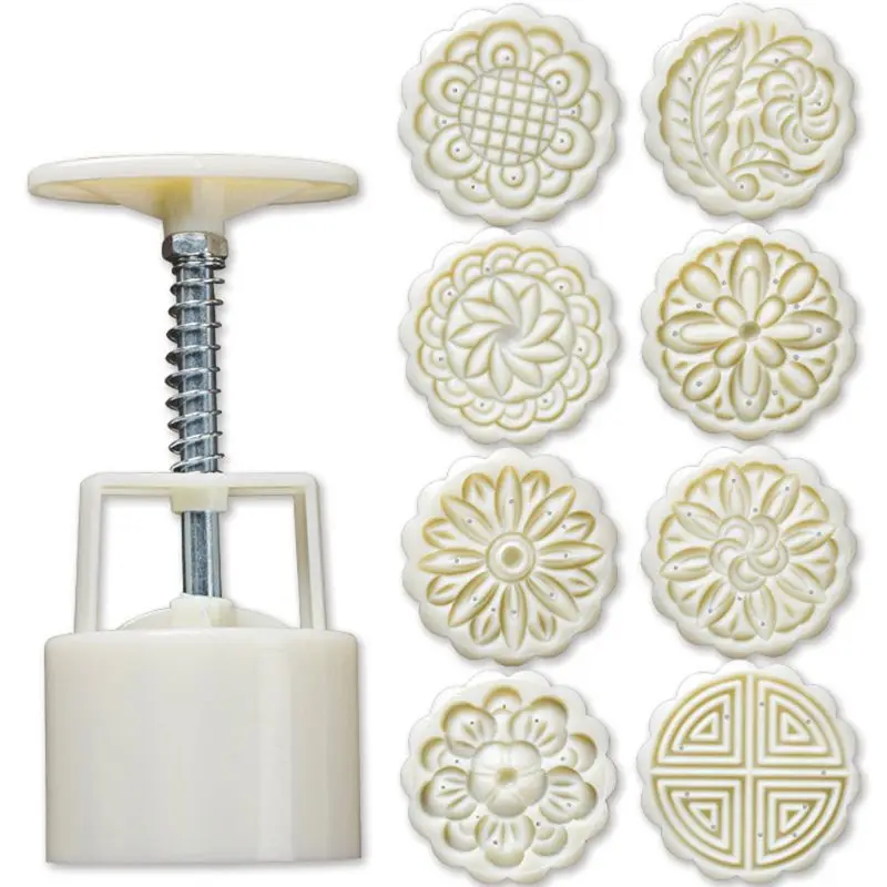 8pcs Hand Press Cookie Stamp Moon Cake Decor Mould Barrel Mooncake Mold 75g Pastry DIY Tool Mid-Autumn Festival
8pcs Hand Press Cookie Stamp Moon Cake Decor Mould Barrel Mooncake Mold 75g Pastry DIY Tool Mid-Autumn Festival