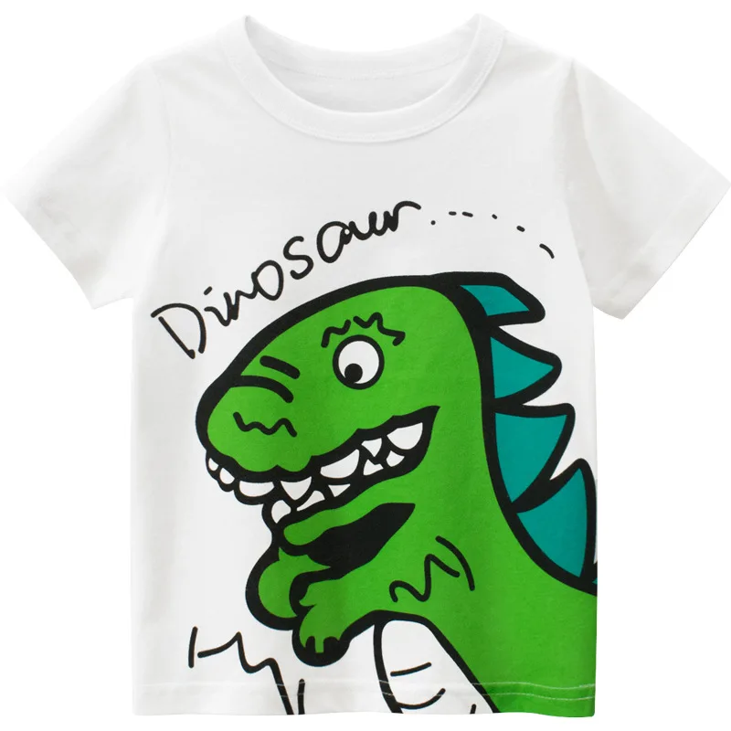 Boys Girls T Shirt Summer Short Sleeve Print Dinosaur Cartoon Kids Funny Clothes Children Baby T-shirt New Arrival 2020 
Boys Girls T Shirt Summer Short Sleeve Print Dinosaur Cartoon Kids Funny Clothes Children Baby T-shirt New Arrival 2020