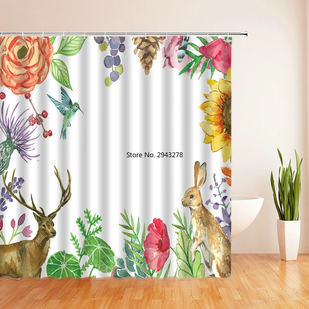 3D Flowers Shower Curtains Bathroom Curtain for Home Decoration Waterproof Polyester Fabric Bath Screen Curtain With 12 Hook
3D Flowers Shower Curtains Bathroom Curtain for Home Decoration Waterproof Polyester Fabric Bath Screen Curtain With 12 Hook