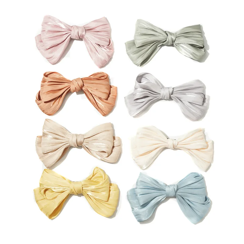 NEW Fashion Folds Large Bow Hair Clip For Women Girls Trendy Ladies Hair Clip New Cute Barrette Hair Accessories
NEW Fashion Folds Large Bow Hair Clip For Women Girls Trendy Ladies Hair Clip New Cute Barrette Hair Accessories