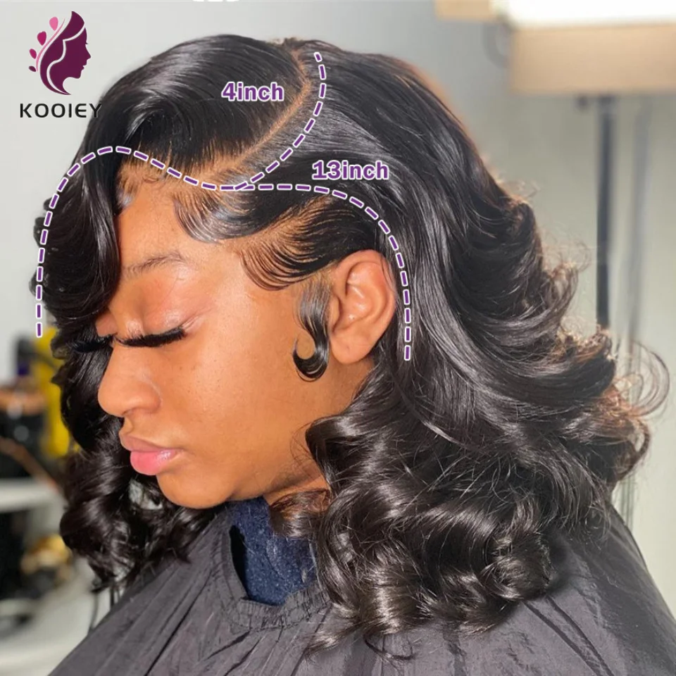 Body Wave Short Bob Wigs Loose Wave 13x4 Lace Front Human Hair Wigs Brazilian 5x5 Silk Top Lace Frontal Wig 4x4 Closure Wigs
Body Wave Short Bob Wigs Loose Wave 13x4 Lace Front Human Hair Wigs Brazilian 5x5 Silk Top Lace Frontal Wig 4x4 Closure Wigs