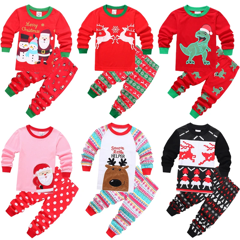 Kids Christmas Pajamas Set Cute Cartoon Infant Boys Girls Homewear Cotton Children Clothing Sleepwear 1-6 Year Baby Girl Clothes
Kids Christmas Pajamas Set Cute Cartoon Infant Boys Girls Homewear Cotton Children Clothing Sleepwear 1-6 Year Baby Girl Clothes