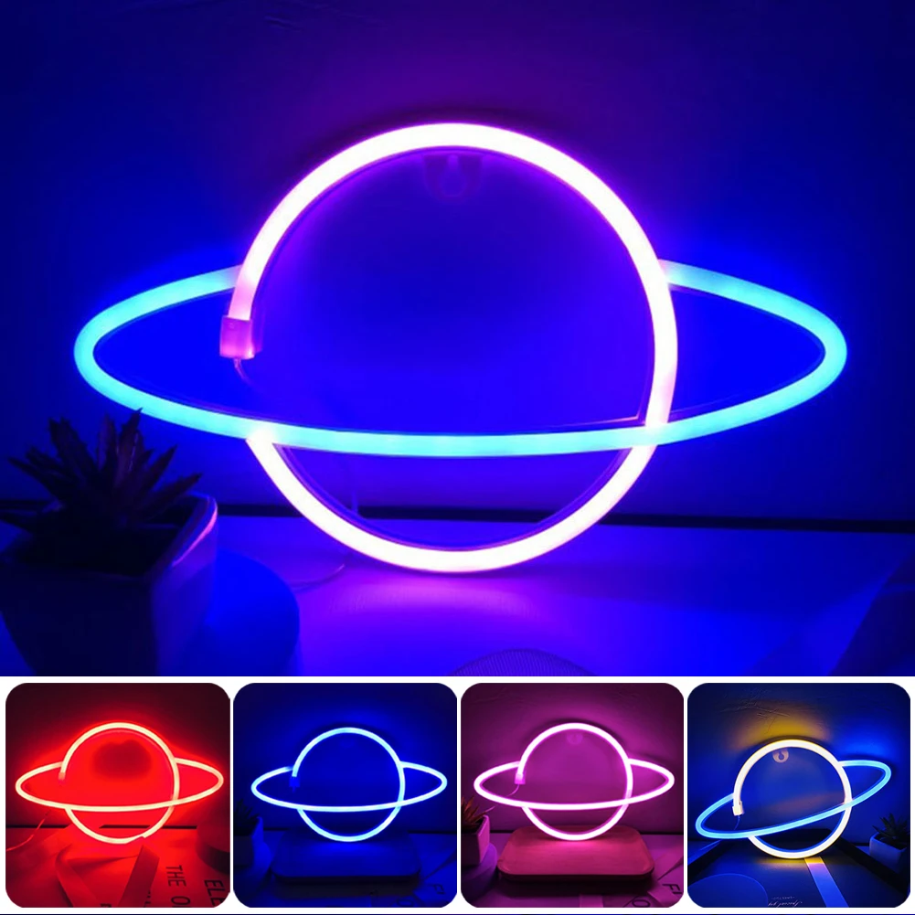 Planet LED Light Neon Light USB/Battery Powered Neon Light Wall Decor Home Decoration Christmas Party Lights Room Decor Lighting
Planet LED Light Neon Light USB/Battery Powered Neon Light Wall Decor Home Decoration Christmas Party Lights Room Decor Lighting