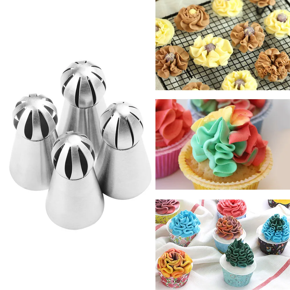 1PCS Russian Flower Icing Piping Nozzles Tips Sphere Ball Cake Decoration Tools Kitchen Pastry Cupcake Baking Pastry Tools
1PCS Russian Flower Icing Piping Nozzles Tips Sphere Ball Cake Decoration Tools Kitchen Pastry Cupcake Baking Pastry Tools