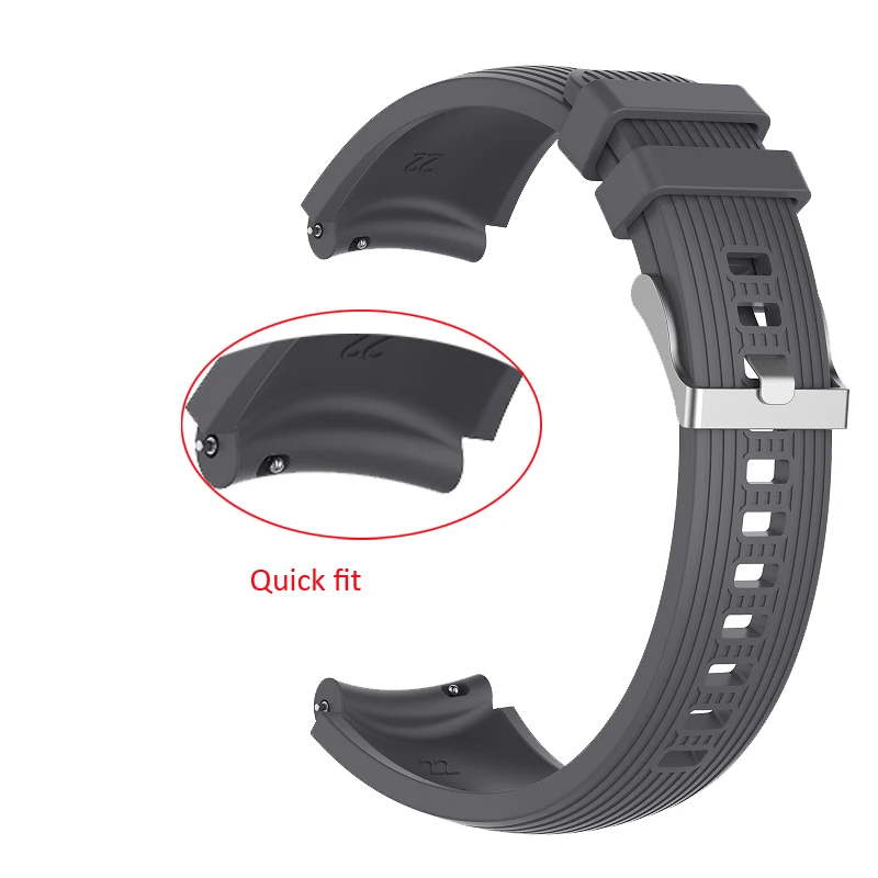 Ремешок силиконовый для Huawei Watch GT Active Honor Magic спортивный браслет смарт-часов 22 мм |