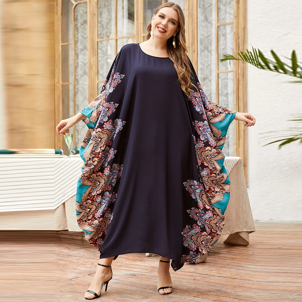 Plus Size Ramadan Muslim Dress Women Bat Sleeve Loose Abaya Eid Mubarak Kaftan Dubai Turkey Maxi Robe Islam Vestidos Djellaba
Plus Size Ramadan Muslim Dress Women Bat Sleeve Loose Abaya Eid Mubarak Kaftan Dubai Turkey Maxi Robe Islam Vestidos Djellaba
