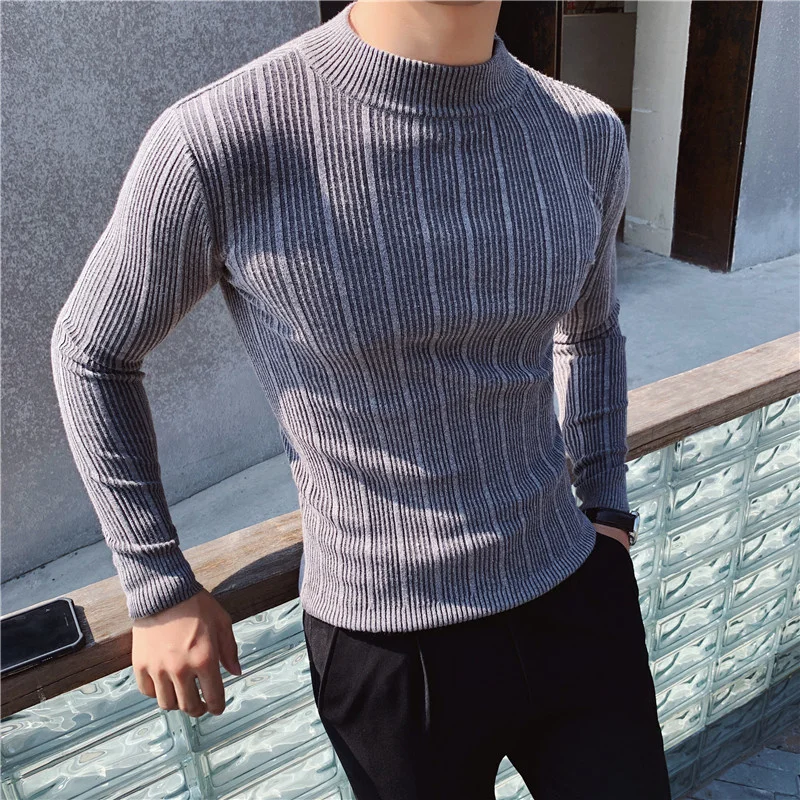 Men 2021 Autumn Winter Fashion Mock Neck Sweaters Tops Male Solid Color Slim Fit Pullovers Men Long Sleeve Knitted Tops O117
Men 2021 Autumn Winter Fashion Mock Neck Sweaters Tops Male Solid Color Slim Fit Pullovers Men Long Sleeve Knitted Tops O117
