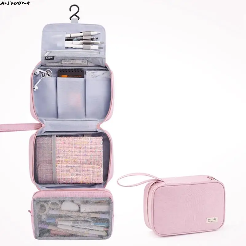 Stationery Storage Bag For Student School Supplies Large Capacity Foldable Pencil Bag Pencil Case Hanging Pencil Pen Pouch
Stationery Storage Bag For Student School Supplies Large Capacity Foldable Pencil Bag Pencil Case Hanging Pencil Pen Pouch