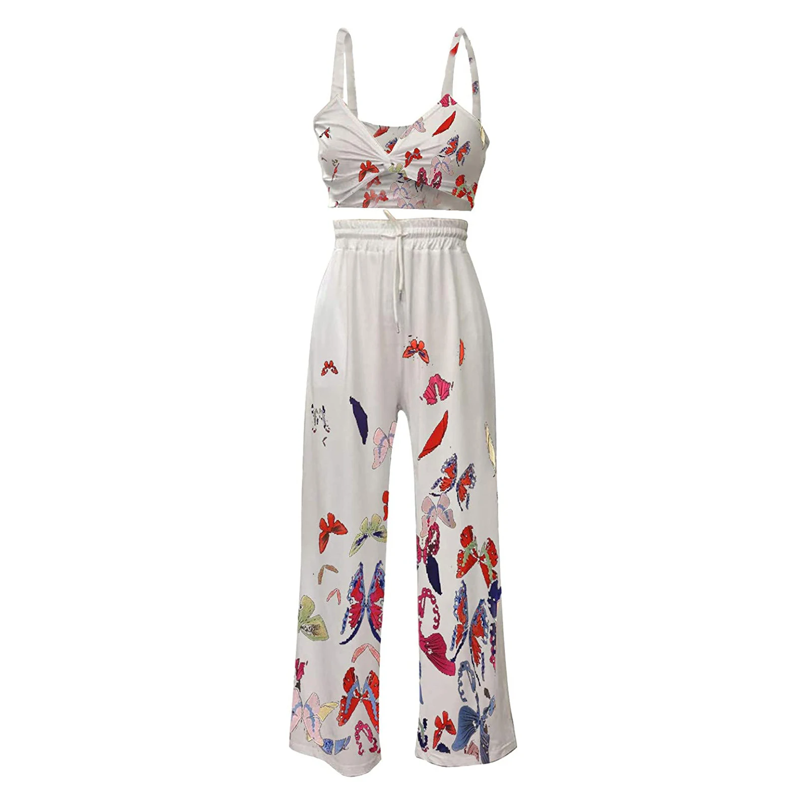 hirigin Two-Piece Suit Summer Women Boho Beach Style Print Underwear Loose Wide Leg Pants 2pcs Outfits Tracksuit Sets 2021
hirigin Two-Piece Suit Summer Women Boho Beach Style Print Underwear Loose Wide Leg Pants 2pcs Outfits Tracksuit Sets 2021