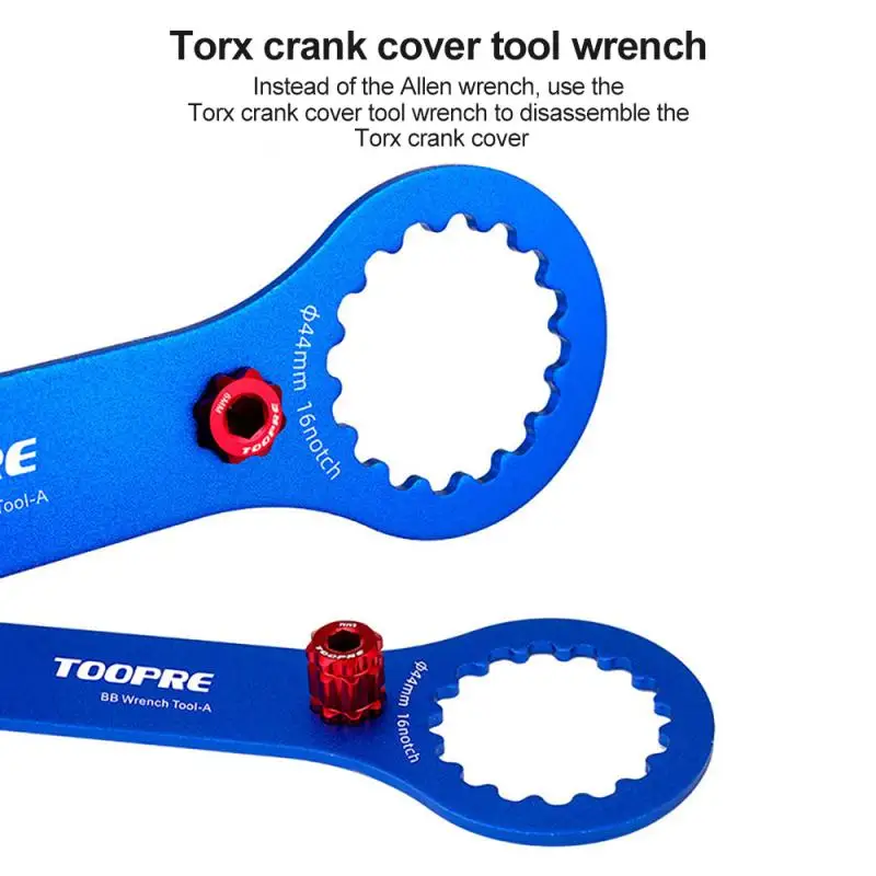 44mm16 Slots / 46mm 24 Slots Aluminium Alloy BB Axis Wrench DUB Multi-function Integrated Crankset Removal Installation Tool 
44mm16 Slots / 46mm 24 Slots Aluminium Alloy BB Axis Wrench DUB Multi-function Integrated Crankset Removal Installation Tool