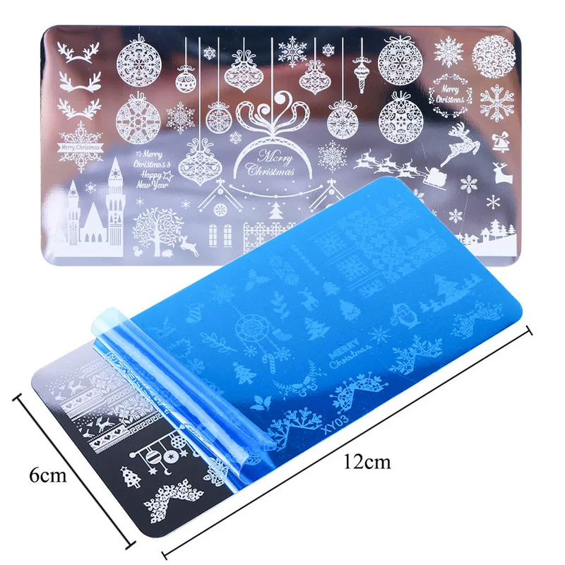 1 Pc Nail Art Printing Stamping Templates Christmas Snowflake Elk Floral Nail Stamp Plate Polish Transfer DIY Manicure Tools
1 Pc Nail Art Printing Stamping Templates Christmas Snowflake Elk Floral Nail Stamp Plate Polish Transfer DIY Manicure Tools