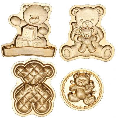 cute teddy bear pattern Wax Seal StampFire Lacquer Seal Head Wedding Greeting Card Wax Seal
cute teddy bear pattern Wax Seal StampFire Lacquer Seal Head Wedding Greeting Card Wax Seal