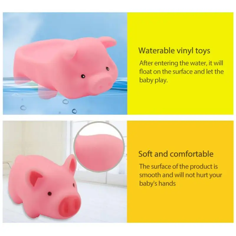 2021 New Summer Children Bath Water Playing Toys Swim Infant Baby Early Education Bathroom Beach Gifts Cute Piggy Toy Vinyl Doll
2021 New Summer Children Bath Water Playing Toys Swim Infant Baby Early Education Bathroom Beach Gifts Cute Piggy Toy Vinyl Doll