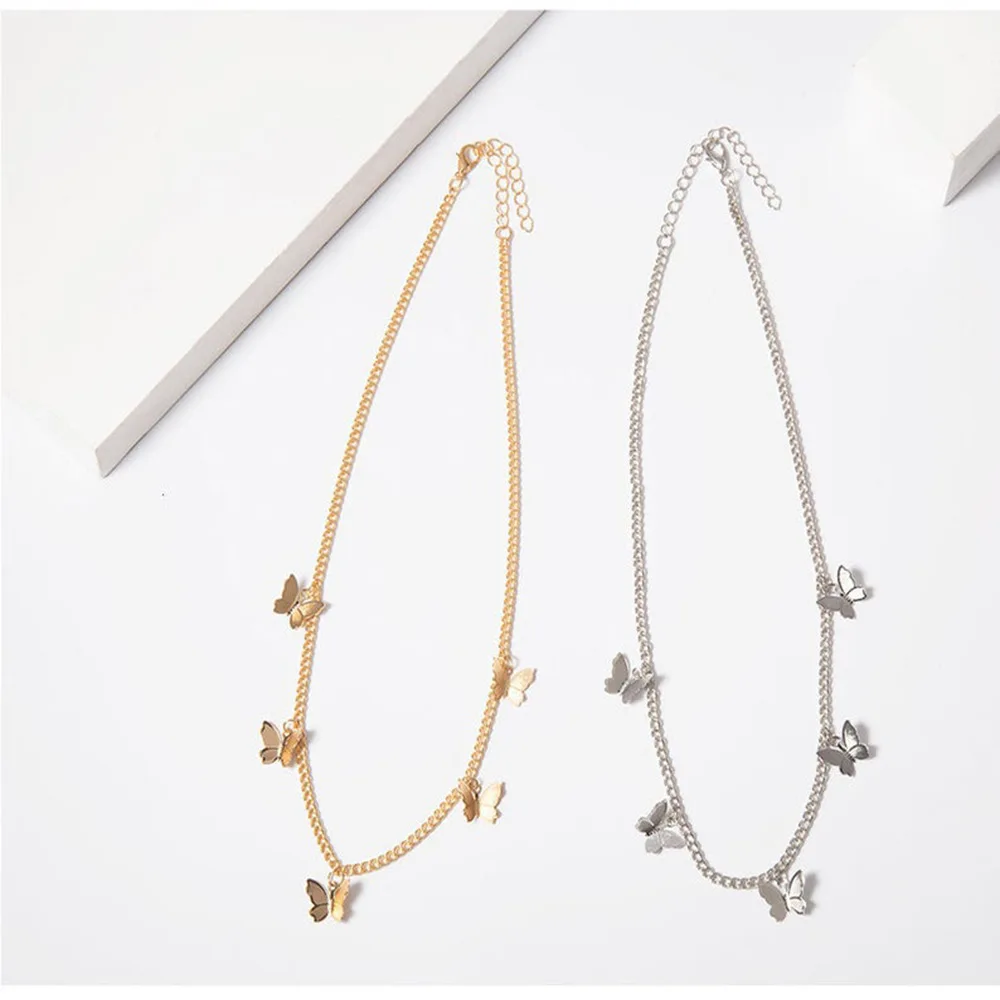 European and American simple jewelry necklace temperament exquisite small butterfly necklace female fashion clavicle chain
European and American simple jewelry necklace temperament exquisite small butterfly necklace female fashion clavicle chain