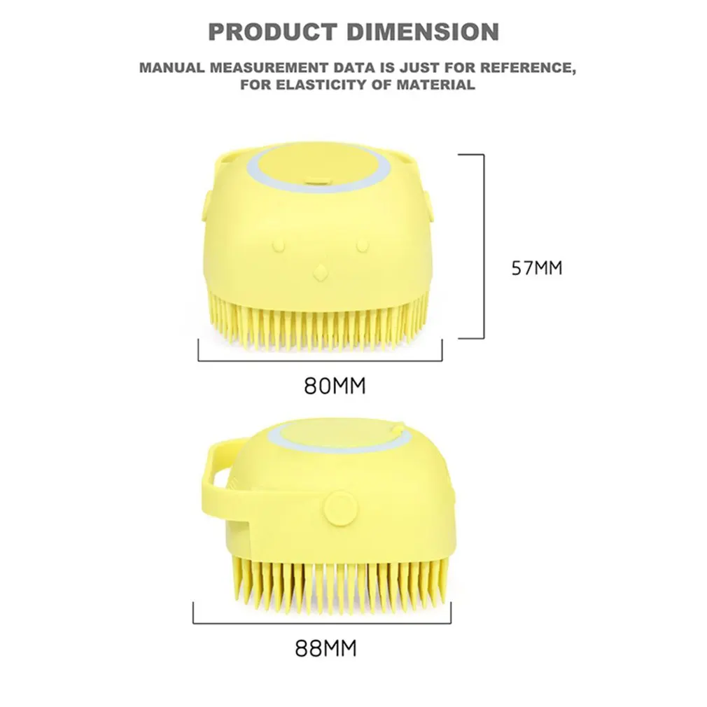 Bath Brush Comb Pet Spa Massage Brush Soft Silicone Material Hair Combing Cleaning Tool Pet Supplies
Bath Brush Comb Pet Spa Massage Brush Soft Silicone Material Hair Combing Cleaning Tool Pet Supplies