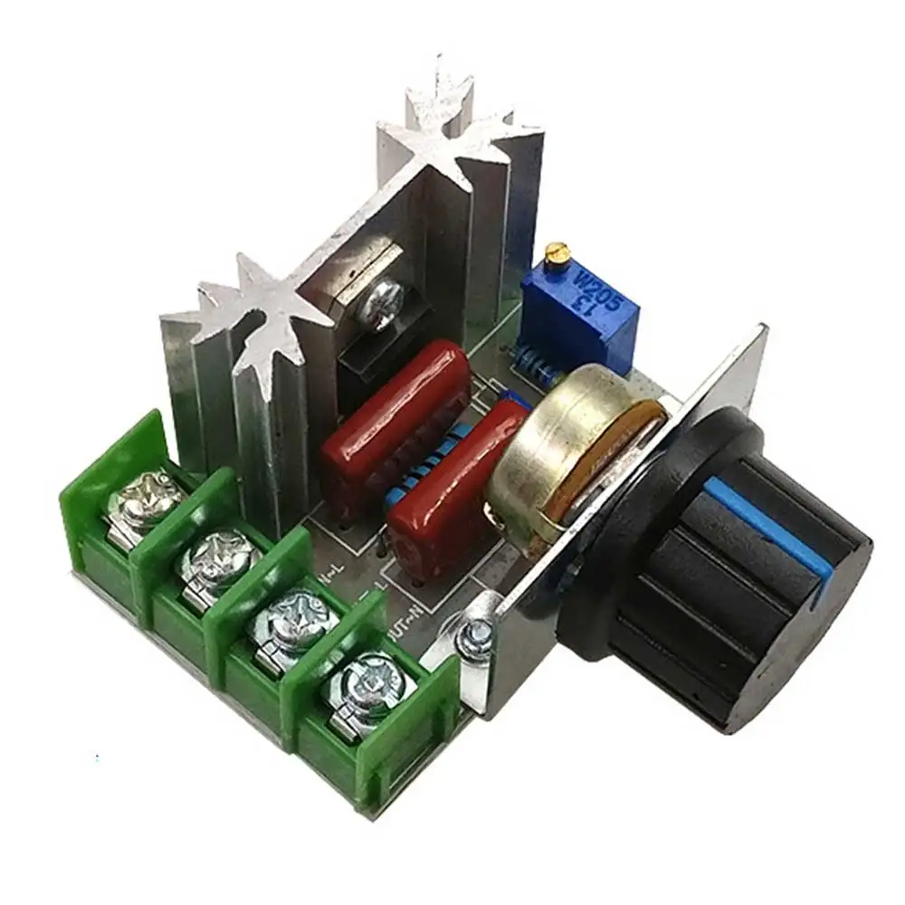 Voltage Regulator AC 220V 2000W SCR Power Regulator Dimming Dimmers Motor Speed Controller Thermostat Electronic Module
Voltage Regulator AC 220V 2000W SCR Power Regulator Dimming Dimmers Motor Speed Controller Thermostat Electronic Module