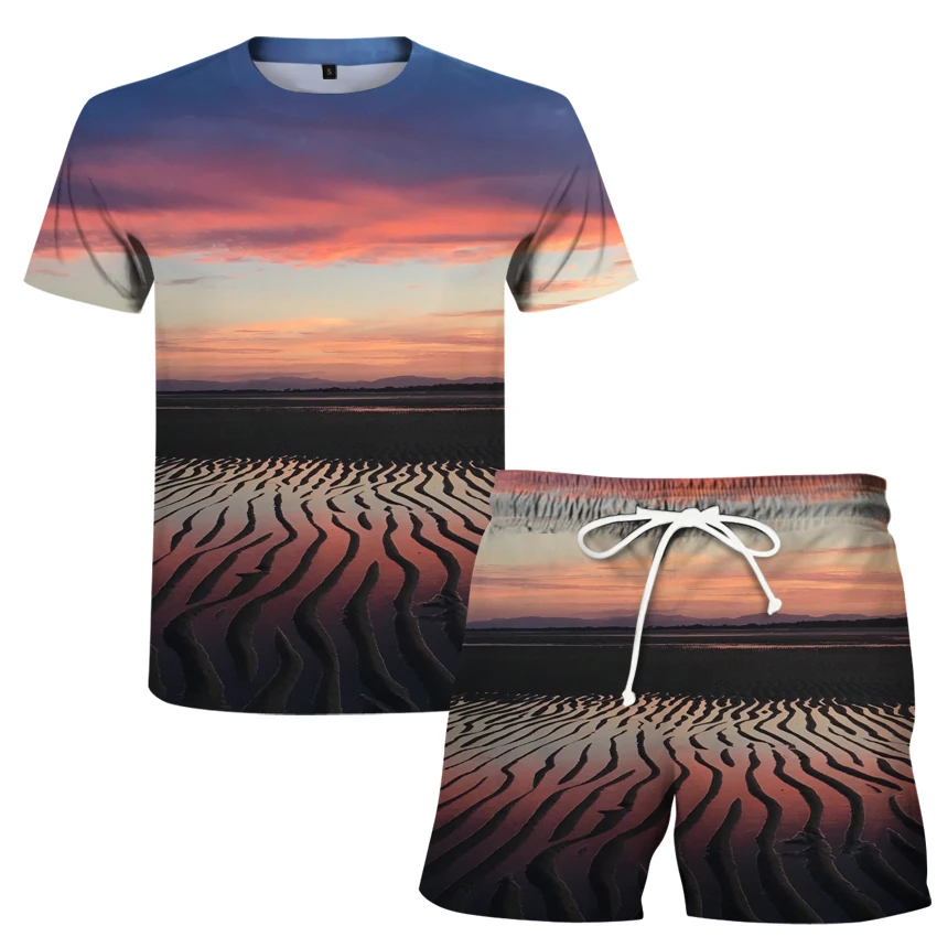 2021 Fashion New Printed Men's T-shirt + Sports Shorts Set High Quality Sports Outdoor Clothing
2021 Fashion New Printed Men's T-shirt + Sports Shorts Set High Quality Sports Outdoor Clothing