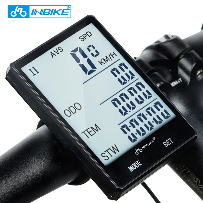 INBIKE 2.8 Inch Bicycle Computer Wireless Bike Computer Light Headlight Set Rainproof Speedometer Odometer Cycling Stopwatch
INBIKE 2.8 Inch Bicycle Computer Wireless Bike Computer Light Headlight Set Rainproof Speedometer Odometer Cycling Stopwatch