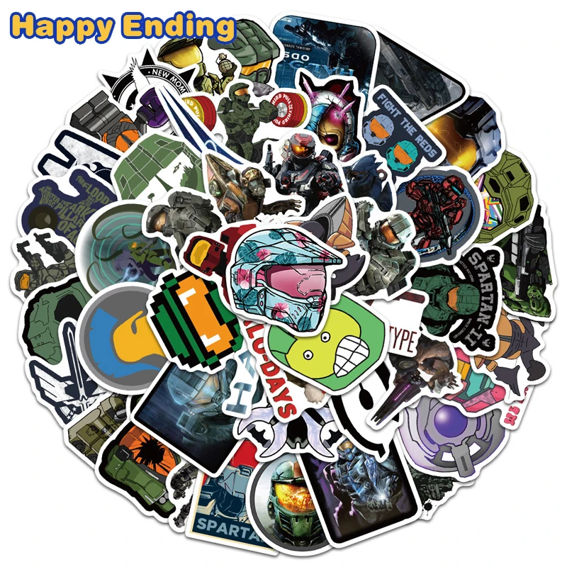 10/30/50 PCS Shooting Game Halo Cartoon Anime Stickers For Suitcase Skateboard Laptop Luggage Fridge Phone Styling The Flood Toy
10/30/50 PCS Shooting Game Halo Cartoon Anime Stickers For Suitcase Skateboard Laptop Luggage Fridge Phone Styling The Flood Toy