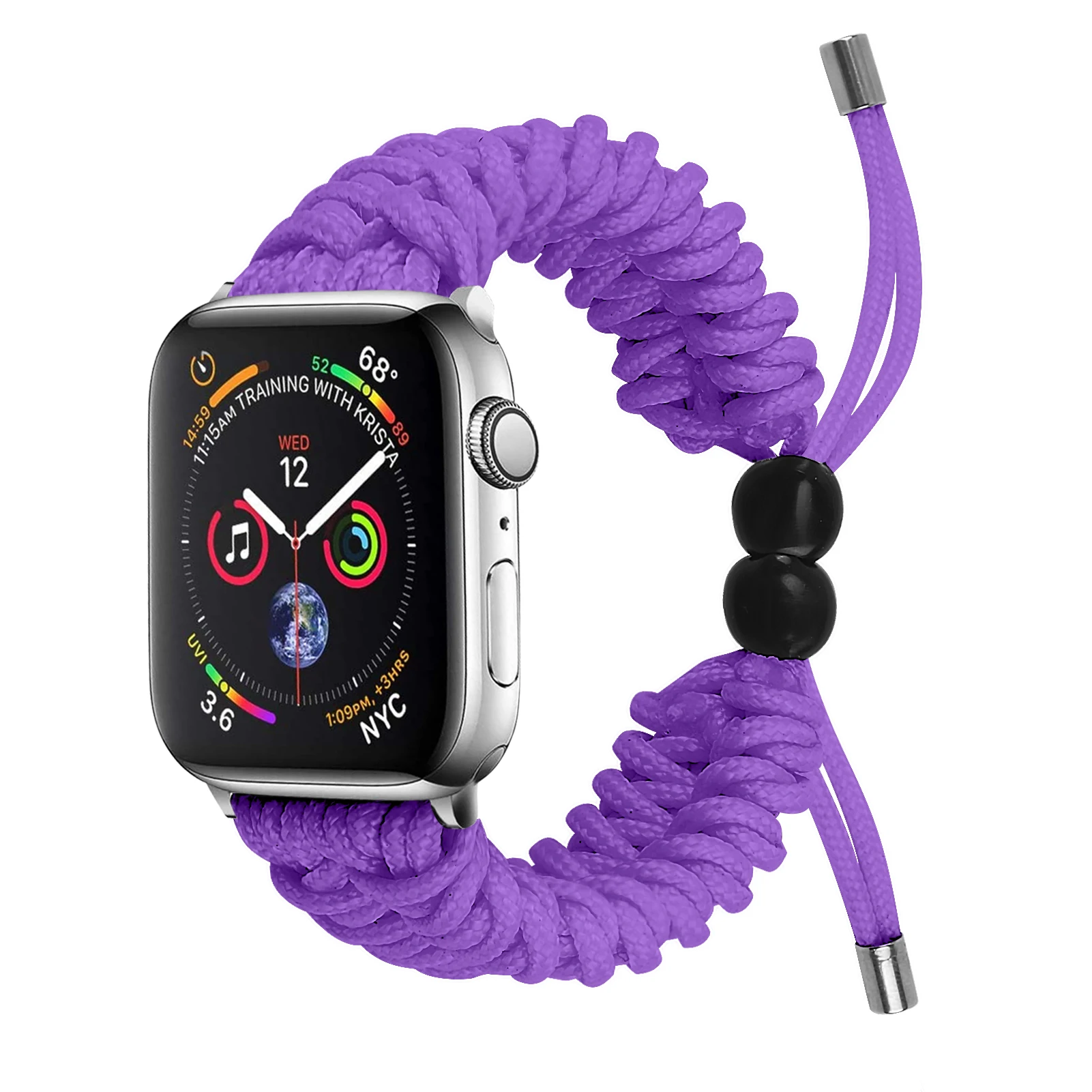 Woven Nylon Rope Bracelet Watch Strap For Apple Watch Band Series 6 5 4 3 2 1 Umbrella Rope Frabic Loop for iWatch 38/40/42/44MM
Woven Nylon Rope Bracelet Watch Strap For Apple Watch Band Series 6 5 4 3 2 1 Umbrella Rope Frabic Loop for iWatch 38/40/42/44MM