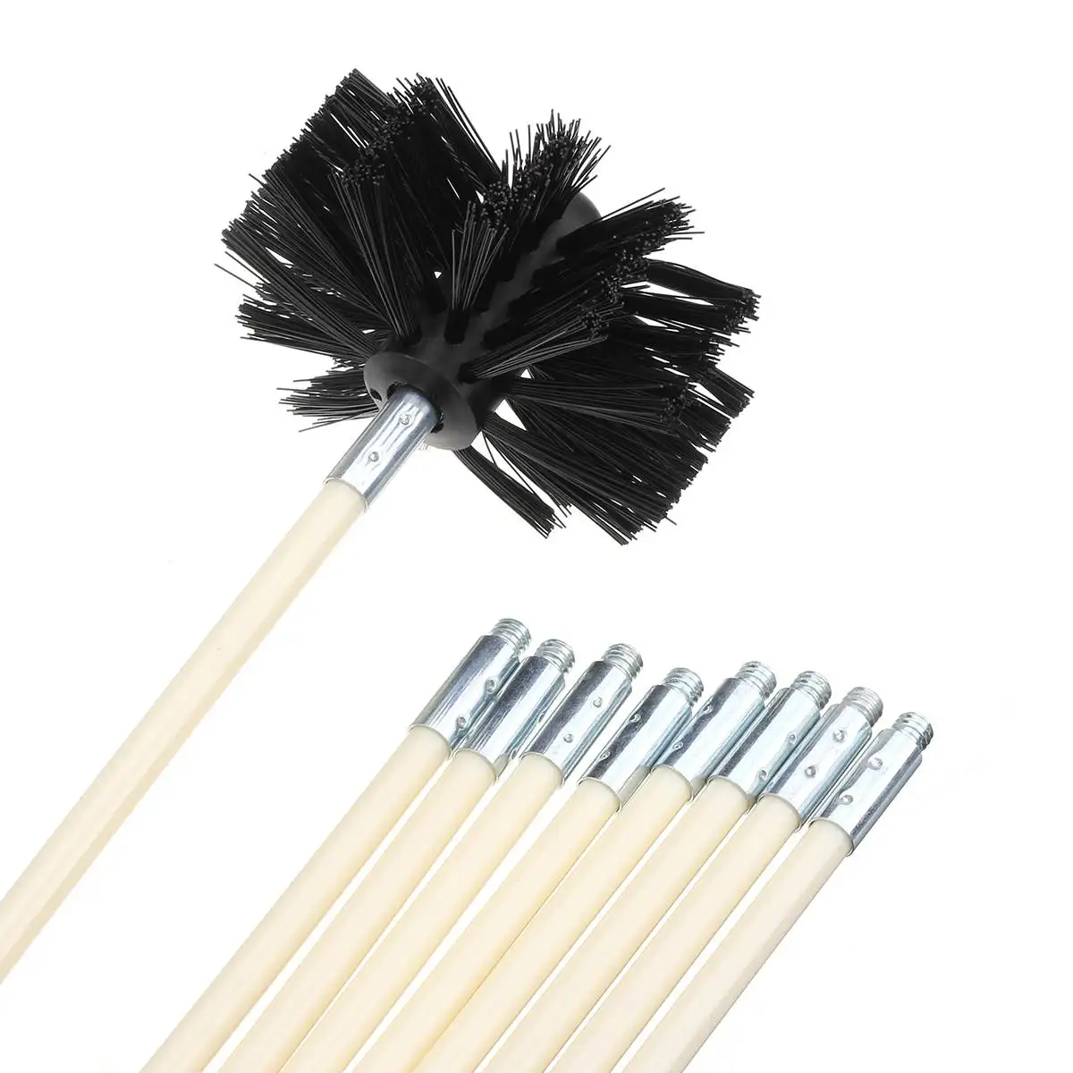 Chimney Cleaning Nylon Brush Long Handle Flexible Pipe Rod For Fireplace Kettle Household Sweeper Cleaner Home Cleaning Tool Set
Chimney Cleaning Nylon Brush Long Handle Flexible Pipe Rod For Fireplace Kettle Household Sweeper Cleaner Home Cleaning Tool Set