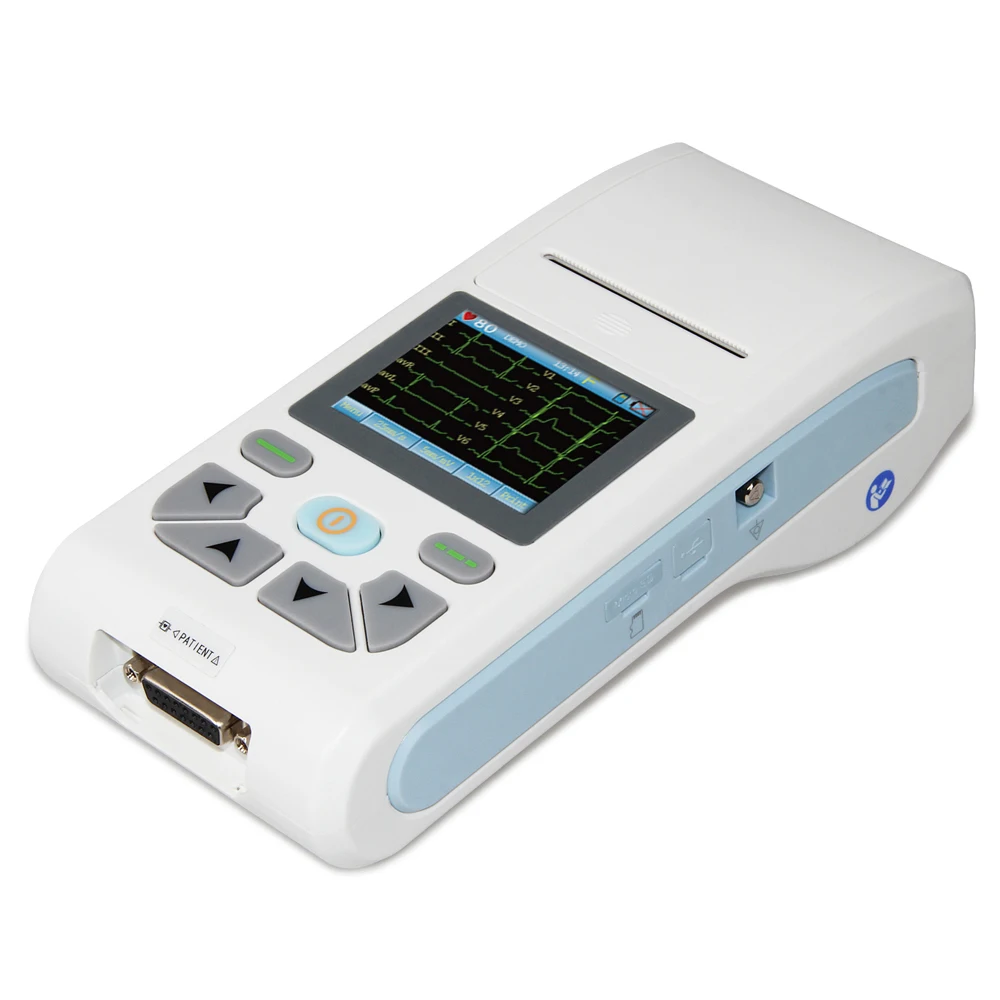 ECG90A Handle Digital Elektrokardiograph Single Channel 12 Leads Portable Touch Screen ECG Machine Holter with Software Printer
ECG90A Handle Digital Elektrokardiograph Single Channel 12 Leads Portable Touch Screen ECG Machine Holter with Software Printer