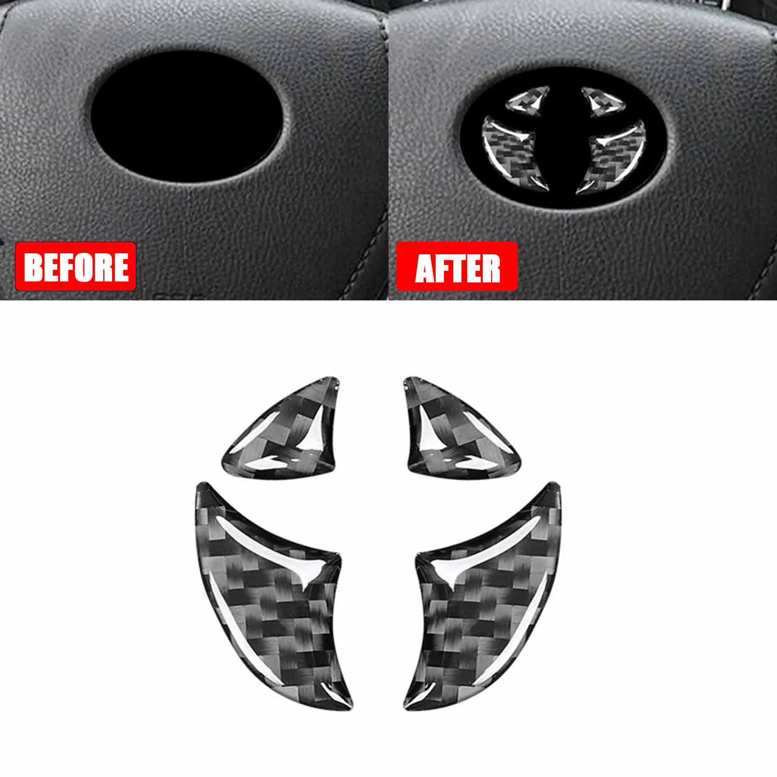 New For Toyota Corolla 2014-2018 Carbon Fiber Steering Wheel Panel Cover Trim
New For Toyota Corolla 2014-2018 Carbon Fiber Steering Wheel Panel Cover Trim