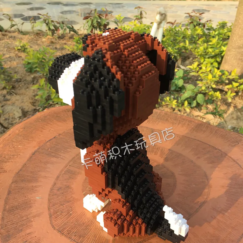 PZX 686-01 Beagle Hound Dog Brown Animal Pet 3D Model 1800pcs DIY Mini Diamond Blocks Bricks Building Toy for Children no Box
PZX 686-01 Beagle Hound Dog Brown Animal Pet 3D Model 1800pcs DIY Mini Diamond Blocks Bricks Building Toy for Children no Box