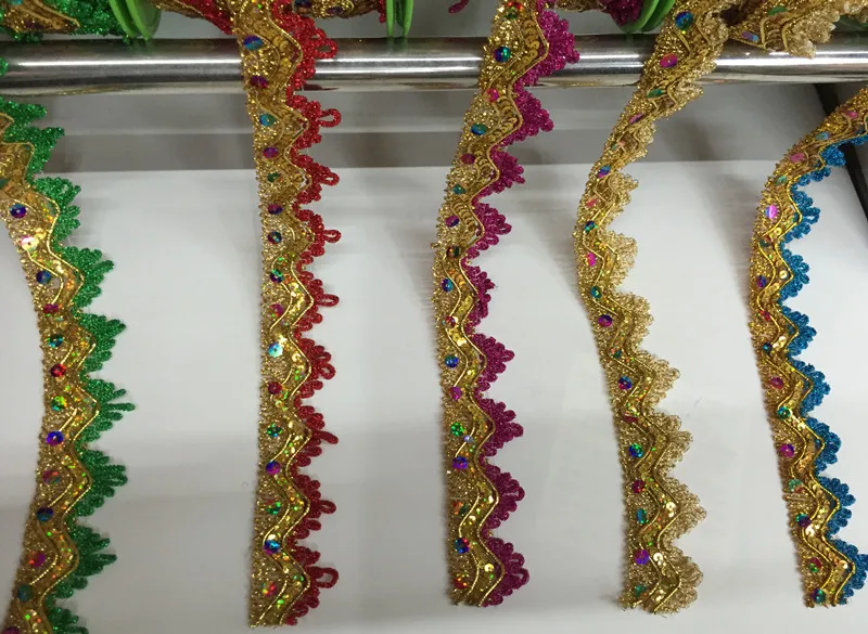 5Yard/lot 3.5cm New colorful Sequin Beaded Lace Trims for Costume,Gowns,Dancing Dresses&DIY Crafts african lace fabric
5Yard/lot 3.5cm New colorful Sequin Beaded Lace Trims for Costume,Gowns,Dancing Dresses&DIY Crafts african lace fabric