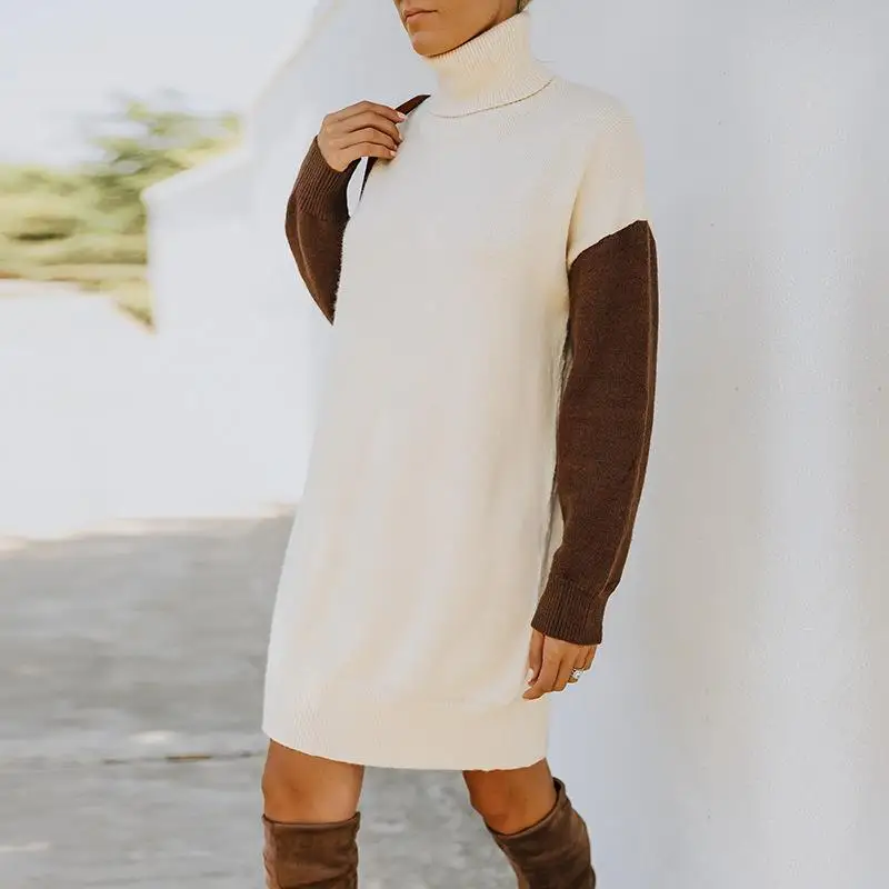 LUOYIYANG Dresses for Women Long Sleeve Casual Loose Fashion Elegant Party Sexy Turtleneck Sweater Dress Women's Clothing
LUOYIYANG Dresses for Women Long Sleeve Casual Loose Fashion Elegant Party Sexy Turtleneck Sweater Dress Women's Clothing