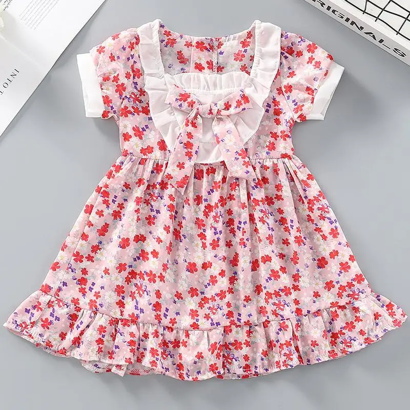 Платье для маленьких девочек, летнее шифоновое Цветочное платье в Корейском стиле для женщин, трапециевидная детская одежда с коротким рук...
Платье для маленьких девочек, летнее шифоновое Цветочное платье в Корейском стиле для женщин, трапециевидная детская одежда с коротким рук...