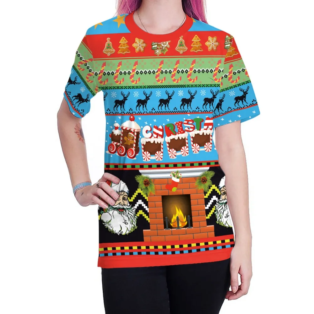 Santa Claus Fire Stove Printed T-shirt Men Women Fad New Funny 3D Christmas T Shirt Men Harajuku Hip Hop Xmas Tee Shirt Homme
Santa Claus Fire Stove Printed T-shirt Men Women Fad New Funny 3D Christmas T Shirt Men Harajuku Hip Hop Xmas Tee Shirt Homme