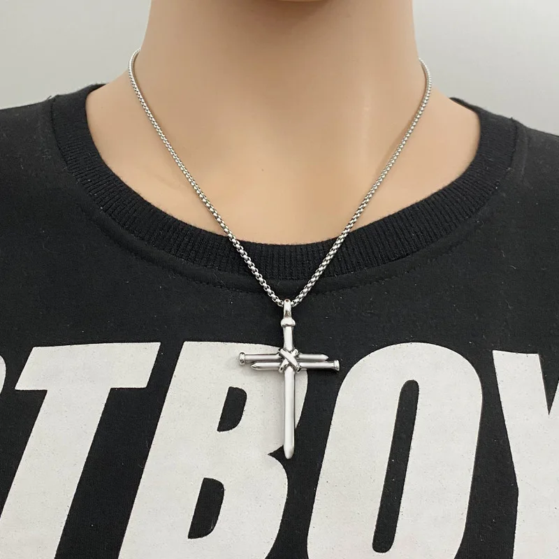 Punk Style Stainless Steel Chain Necklace for Women Men Bijoux Fashion Cross Snail Pendant Necklace Gothic Hip-hop Jewelry Gifts
Punk Style Stainless Steel Chain Necklace for Women Men Bijoux Fashion Cross Snail Pendant Necklace Gothic Hip-hop Jewelry Gifts