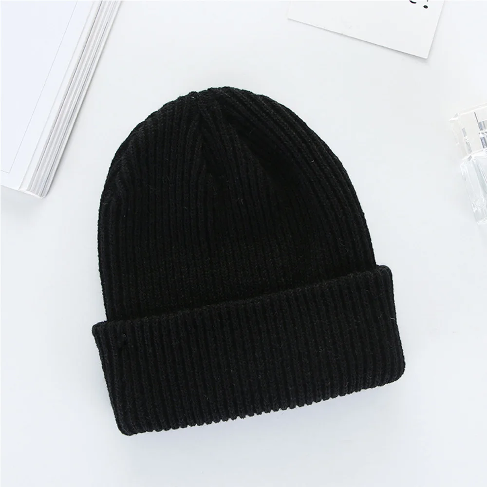 Модные осенние шапочки Skullies для женщин и мужчин мешок шапка теплые зимние шапки в