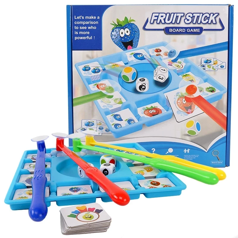 Board Game Children Fruit Sticks Party Games For Kids Early Learning Educational Toys Portable Family Toy Novelty Gift
Board Game Children Fruit Sticks Party Games For Kids Early Learning Educational Toys Portable Family Toy Novelty Gift