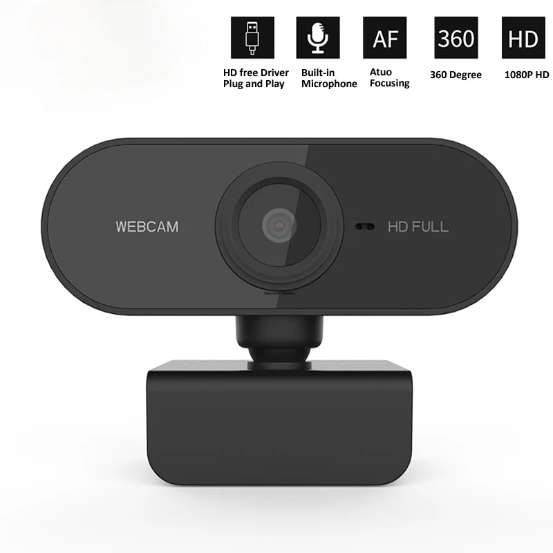 HD 1080P Webcam Mini Computer PC WebCamera with Microphone Rotatable Cameras for Live Broadcast Video Calling Conference Work
HD 1080P Webcam Mini Computer PC WebCamera with Microphone Rotatable Cameras for Live Broadcast Video Calling Conference Work