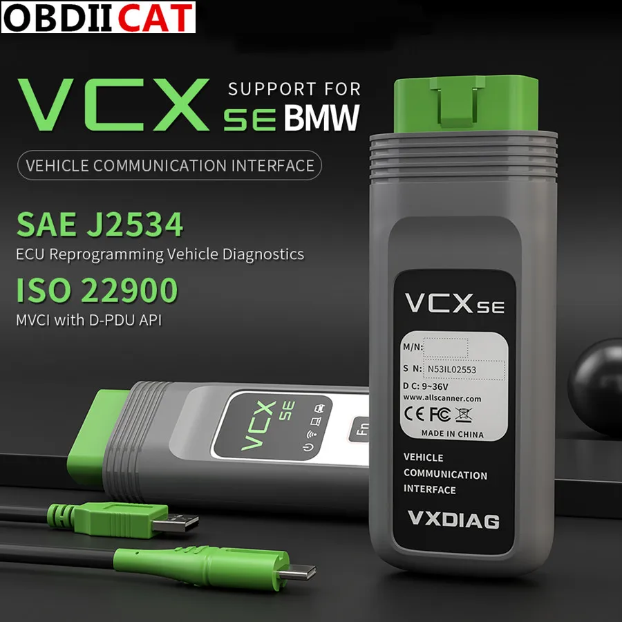 

OBDIICAT VXDIAG VCX SE for B-MW OBD2 Car Diagnostic Tools Online Coding For B-MW Good Than ICOM A2 A3 NEXT WIFI ISTA-D