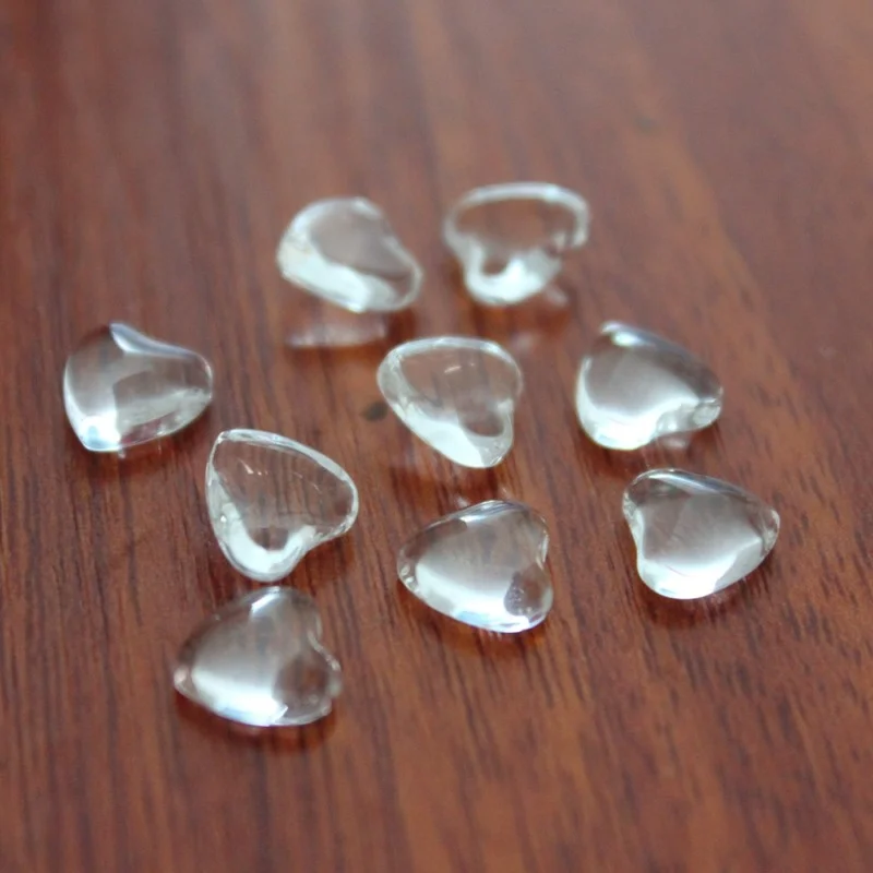 Ritoule Heart Clear Glass Cabochon Diy Making Transparent Stone Multi Sizes Supplies for Jewelry Accessories
Ritoule Heart Clear Glass Cabochon Diy Making Transparent Stone Multi Sizes Supplies for Jewelry Accessories