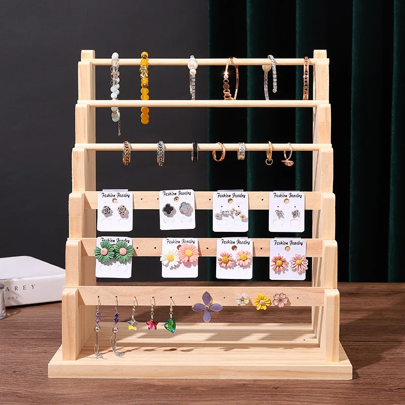 Earring Organizer Jewelry Display Rack Stand - Dangle and Hook Earrings Haning Showcase for Home Decor
Earring Organizer Jewelry Display Rack Stand - Dangle and Hook Earrings Haning Showcase for Home Decor