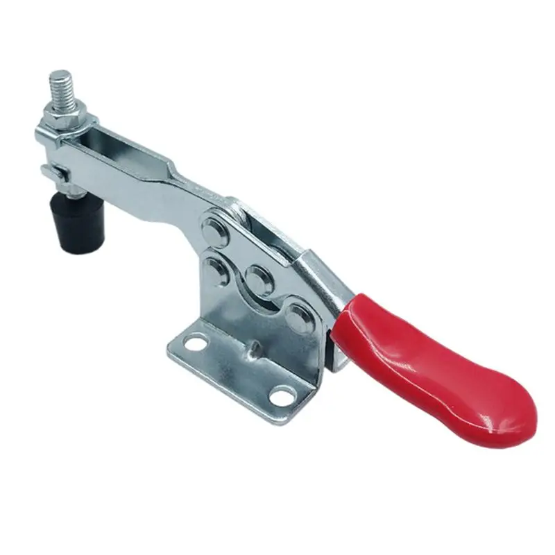 4 pcs Holding Capacity 220lbs(100Kg) Quick Release Vertical Type GH-201b Horizontal Toggle Clamp Hand Tool Set P82C
4 pcs Holding Capacity 220lbs(100Kg) Quick Release Vertical Type GH-201b Horizontal Toggle Clamp Hand Tool Set P82C