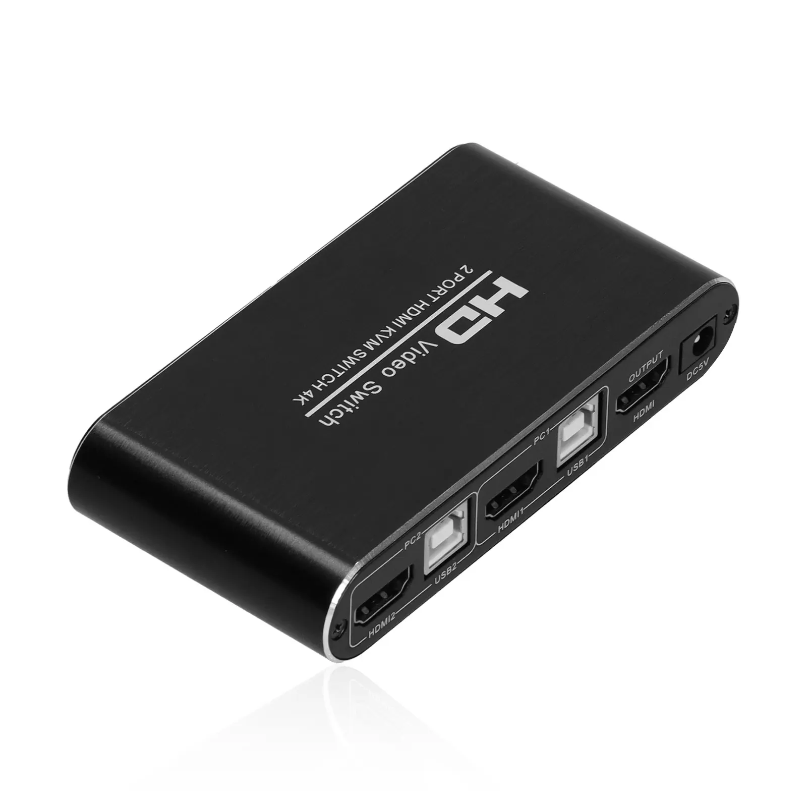 AM-KVM201-YT KVM Switch 4K HDMI 4 Port Box High Definition KVM Switcher Alloy Switcher Box Exquisite Selector Switcher for Home
AM-KVM201-YT KVM Switch 4K HDMI 4 Port Box High Definition KVM Switcher Alloy Switcher Box Exquisite Selector Switcher for Home