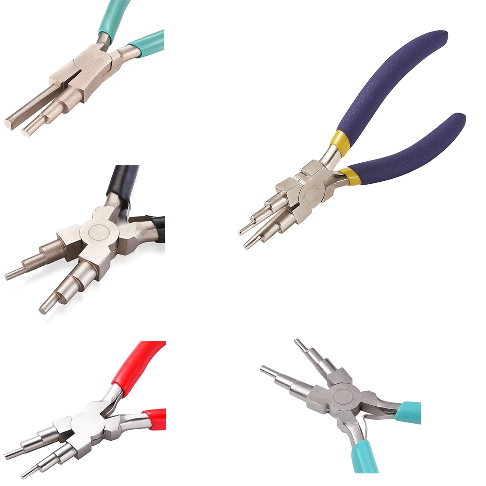 6 Step Multi-Size Carbon Steel Round Nose Pliers And Copper Wire For DIY Jewelry Making Multi-Function Tool Sets
6 Step Multi-Size Carbon Steel Round Nose Pliers And Copper Wire For DIY Jewelry Making Multi-Function Tool Sets