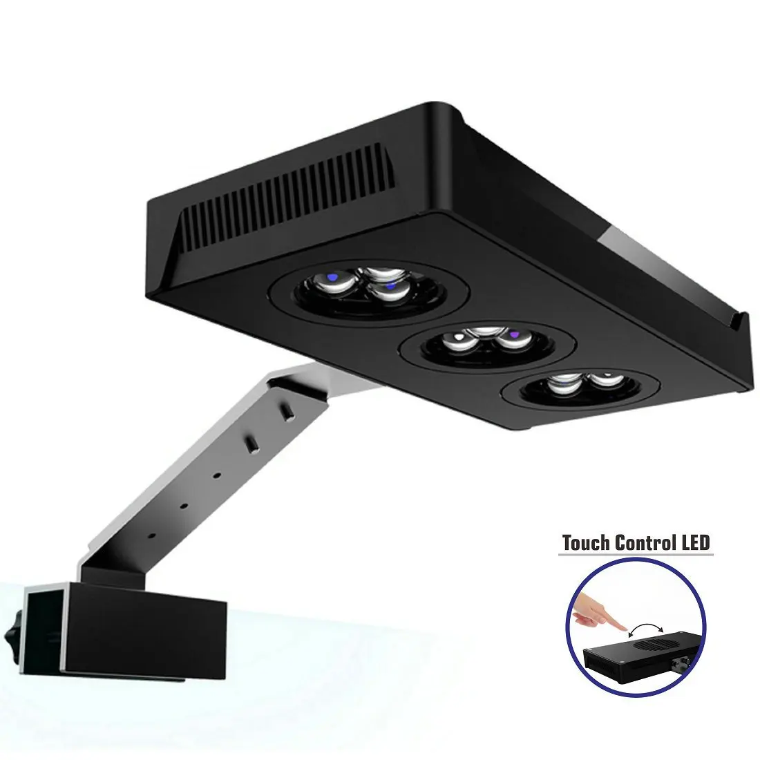 30W Aqua Knight Coral Reef Marine LED Aquarium Lighting with CREE Chip Touch Control for Plant Growth Saltwater Fish Tank
30W Aqua Knight Coral Reef Marine LED Aquarium Lighting with CREE Chip Touch Control for Plant Growth Saltwater Fish Tank