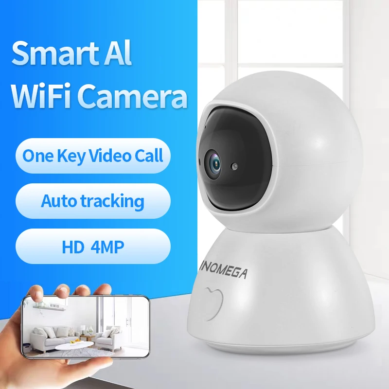 INQMEGA 4MP Бытовая AI Автоматическая отслеживающая ИК-камера, облачная камера для хранения, Мини Wifi камера, одна клавиша вызова, ip-камера
INQMEGA 4MP Бытовая AI Автоматическая отслеживающая ИК-камера, облачная камера для хранения, Мини Wifi камера, одна клавиша вызова, ip-камера