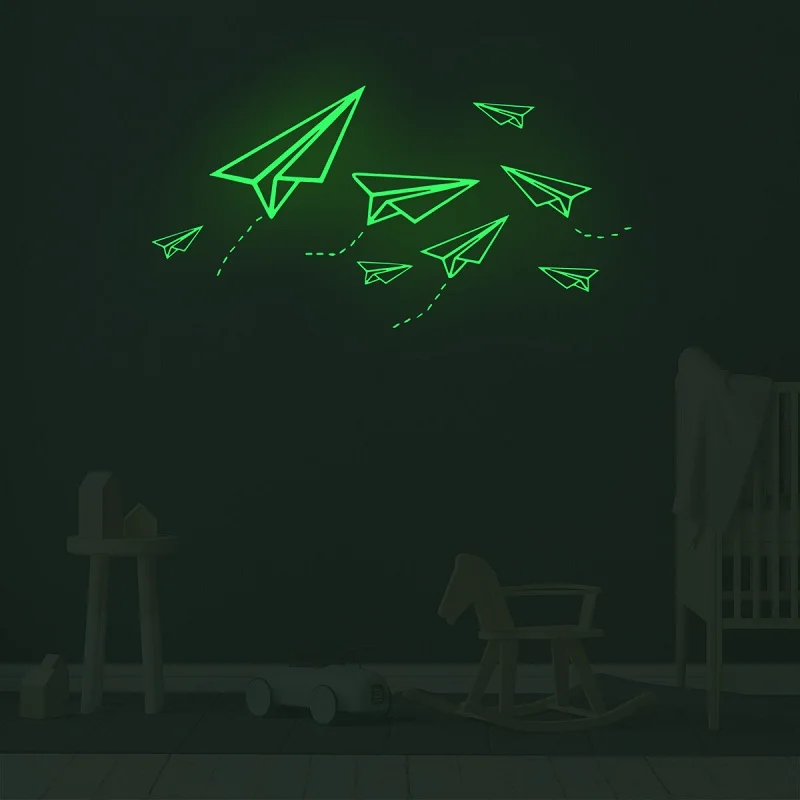 Zollor Luminous Paper Plane Wall Sticker Bedroom Living room Children's room Fluorescence Creative Decorative Sticker Removable
Zollor Luminous Paper Plane Wall Sticker Bedroom Living room Children's room Fluorescence Creative Decorative Sticker Removable