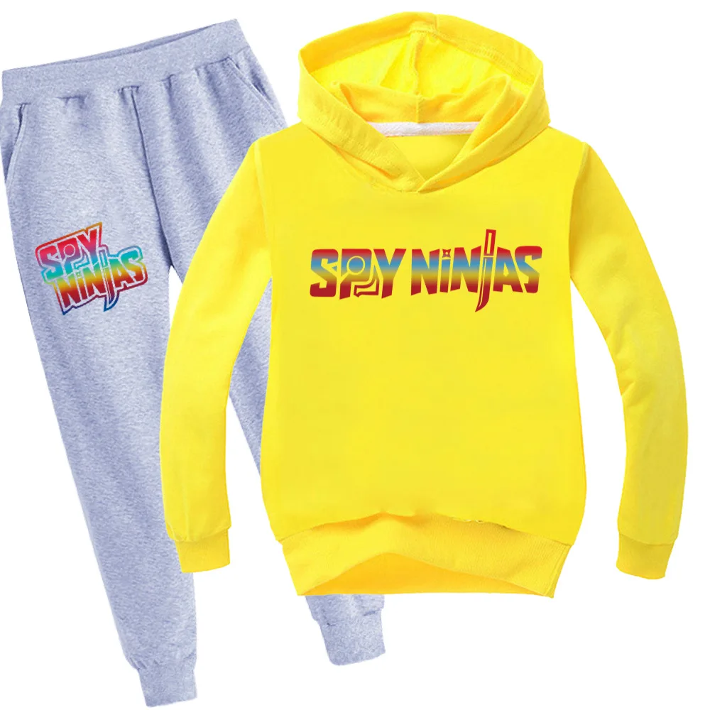 SPY NINJAS Baby Clothing Sets Children 2-16 Y Birthday Suit Boys Tracksuits Kids Cartoon Sport Suits Hoodies Top +Pants 2pcs Set
SPY NINJAS Baby Clothing Sets Children 2-16 Y Birthday Suit Boys Tracksuits Kids Cartoon Sport Suits Hoodies Top +Pants 2pcs Set