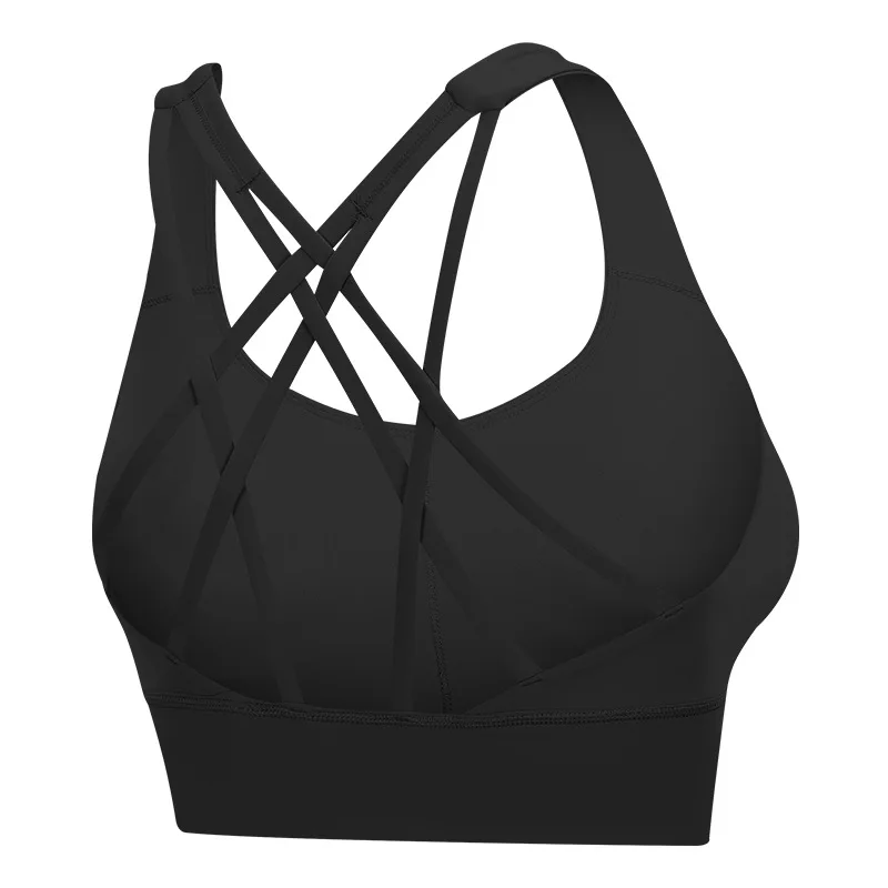 2021 spring new yoga bra Solid Color Anti-sweat Crop Tops Sports Training Fitness Vest Cross Strap Hem Widened Gym Bra
2021 spring new yoga bra Solid Color Anti-sweat Crop Tops Sports Training Fitness Vest Cross Strap Hem Widened Gym Bra