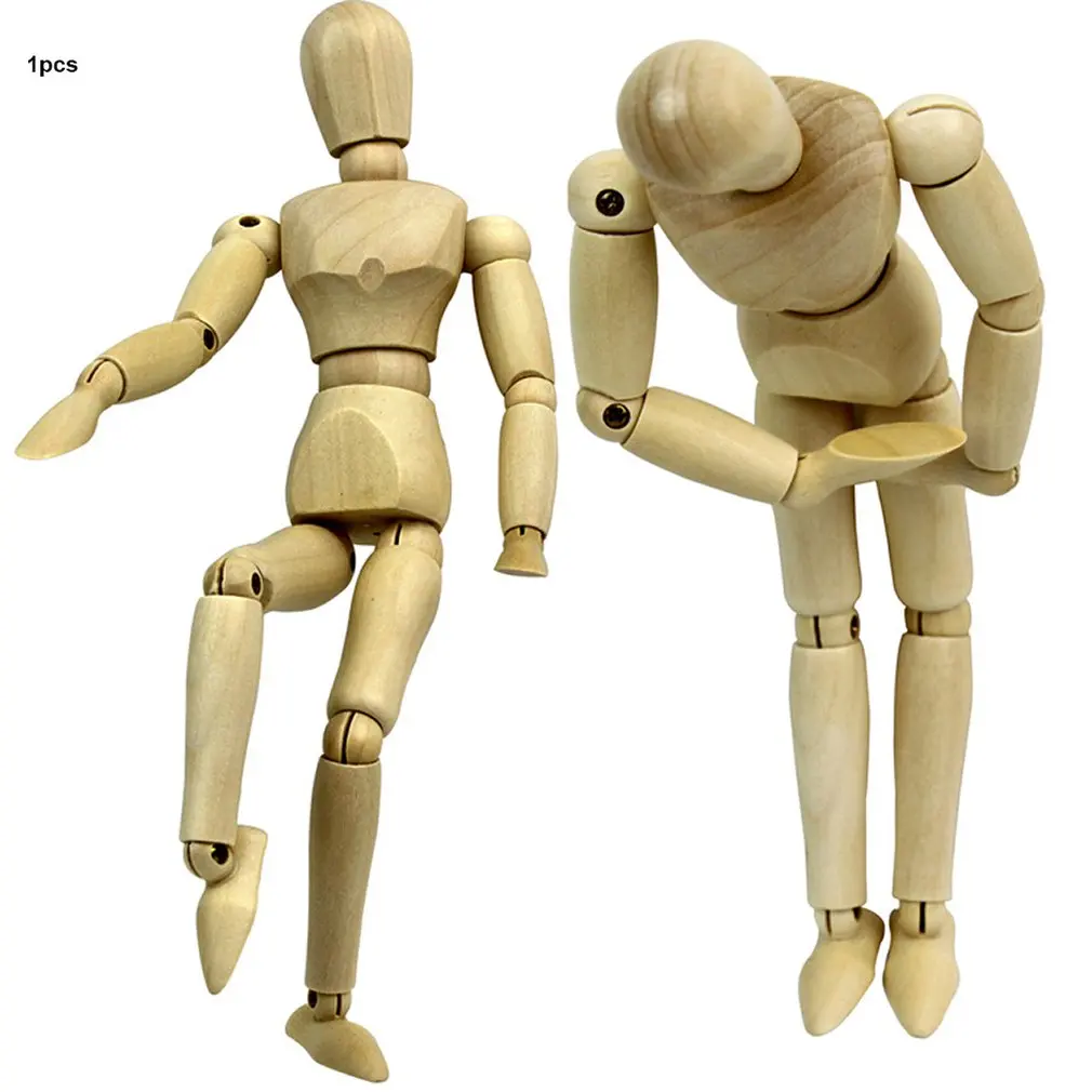 Wood Joint Puppet Supports Up Down Move Rotated Joint Doll Manga Model Creative Ornament Compact Portable Joint Doll Decoration
Wood Joint Puppet Supports Up Down Move Rotated Joint Doll Manga Model Creative Ornament Compact Portable Joint Doll Decoration